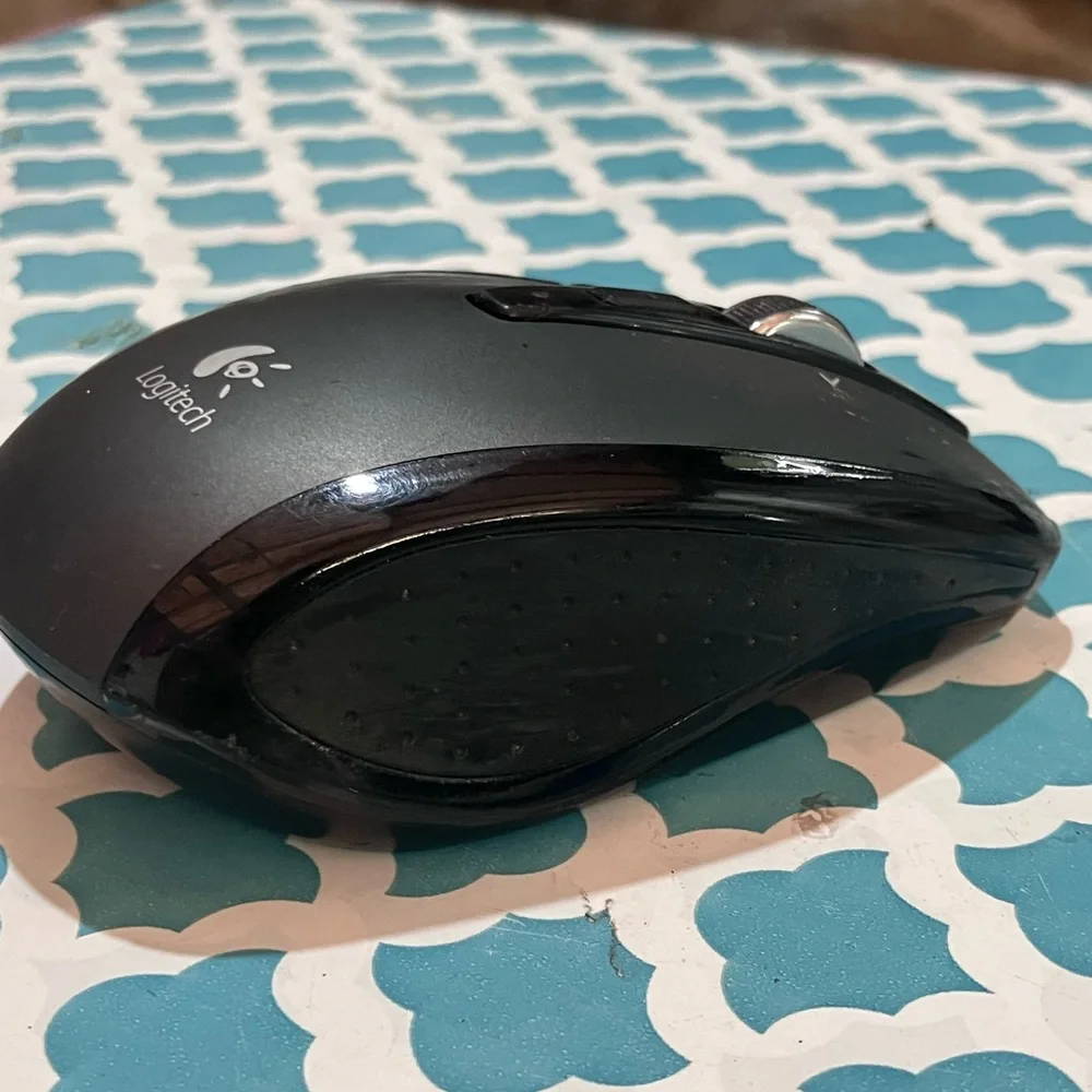Logitech Black Wireless Mouse with USB Receiver